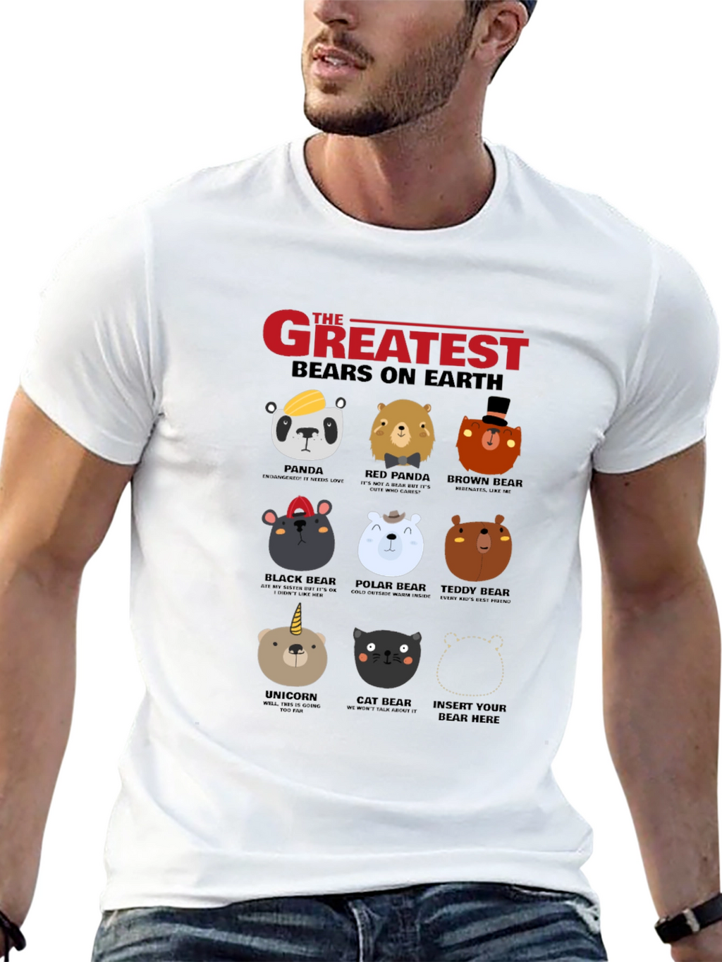 Greatest Bears on Earth Graphic T-Shirt