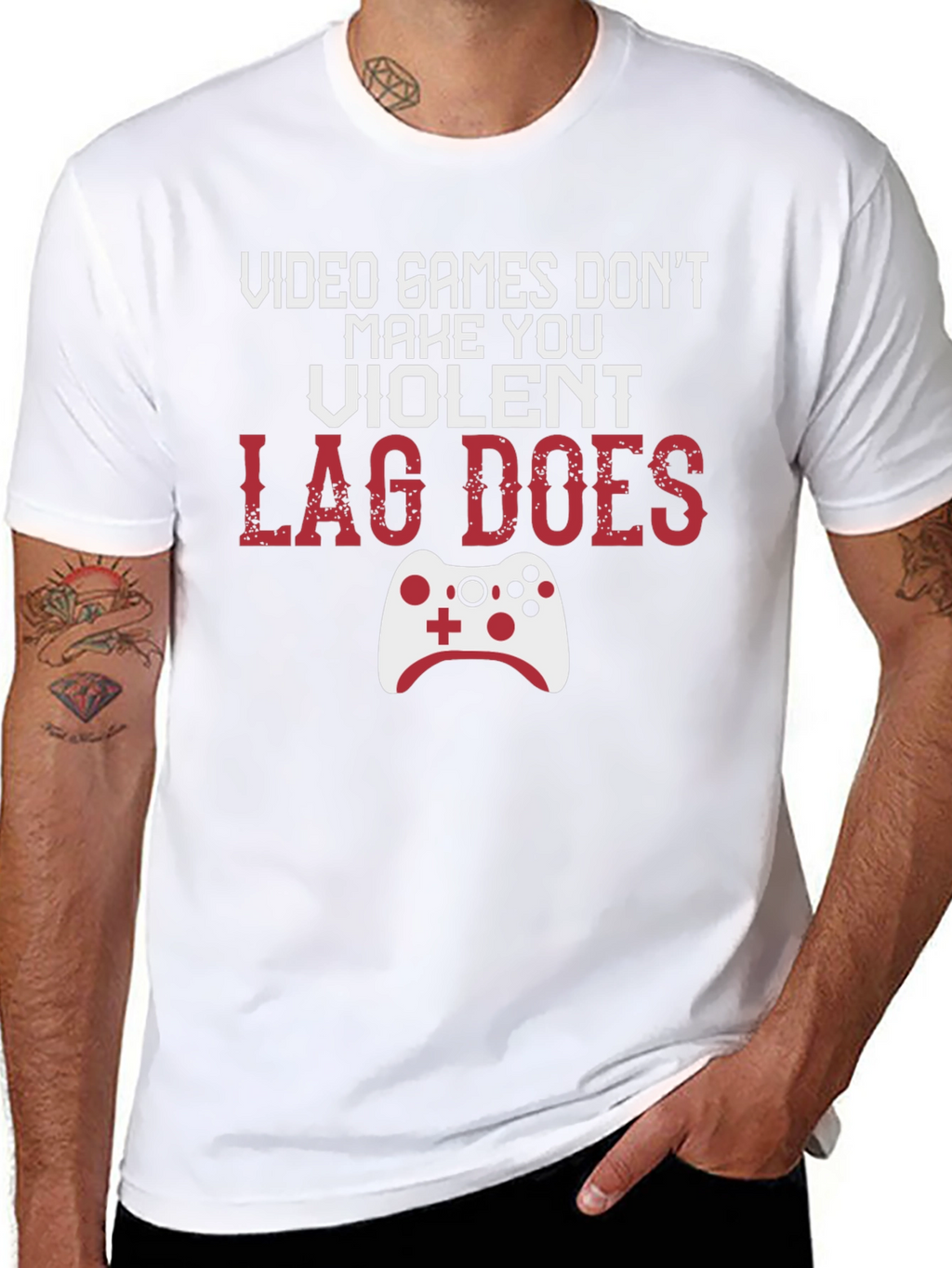 Gamer T-Shirt: Lag Does Make You Violent