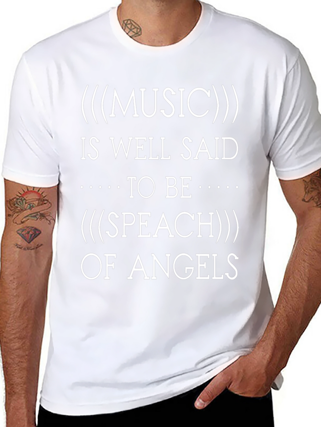 Music is Speech of Angels T-Shirt