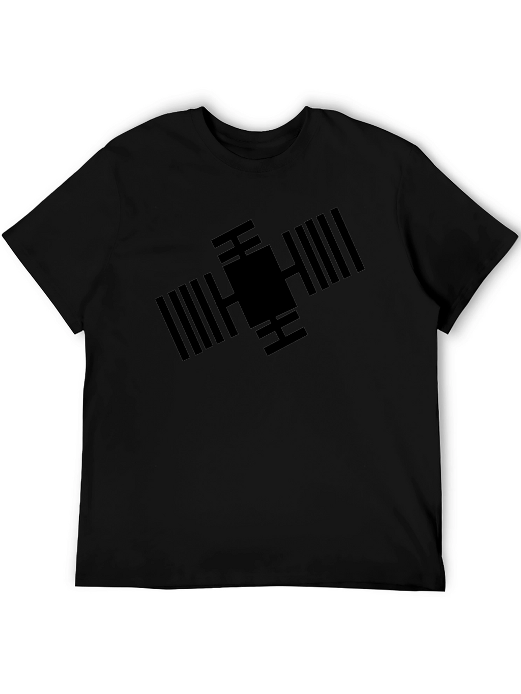 ISS Satellite Graphic Tee - Modern Space Design T-Shirt