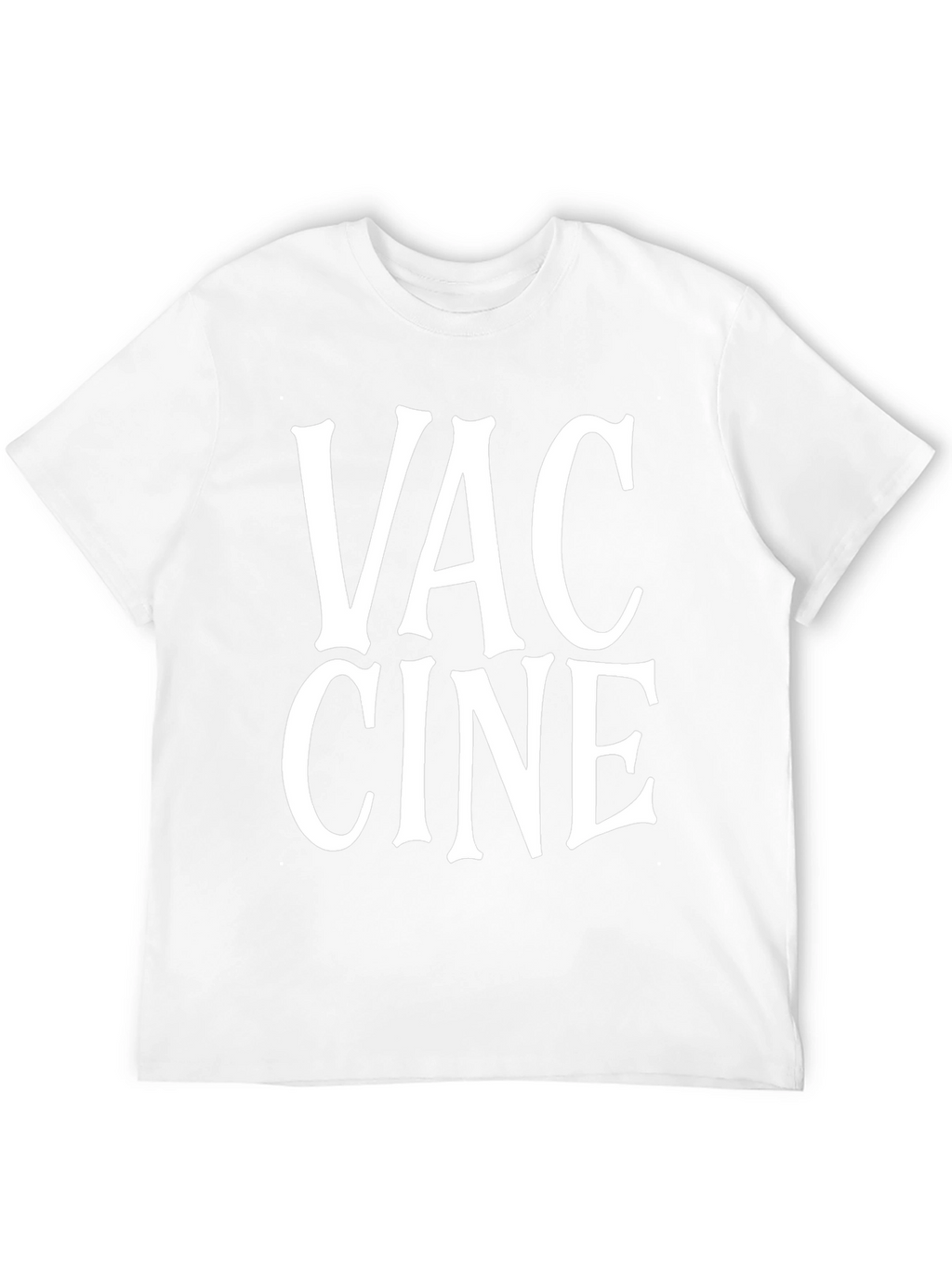 Vaccine Black Graphic Tee Shirt