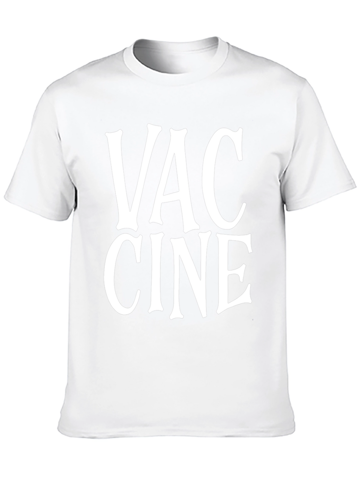 Vaccine Black Graphic Tee Shirt