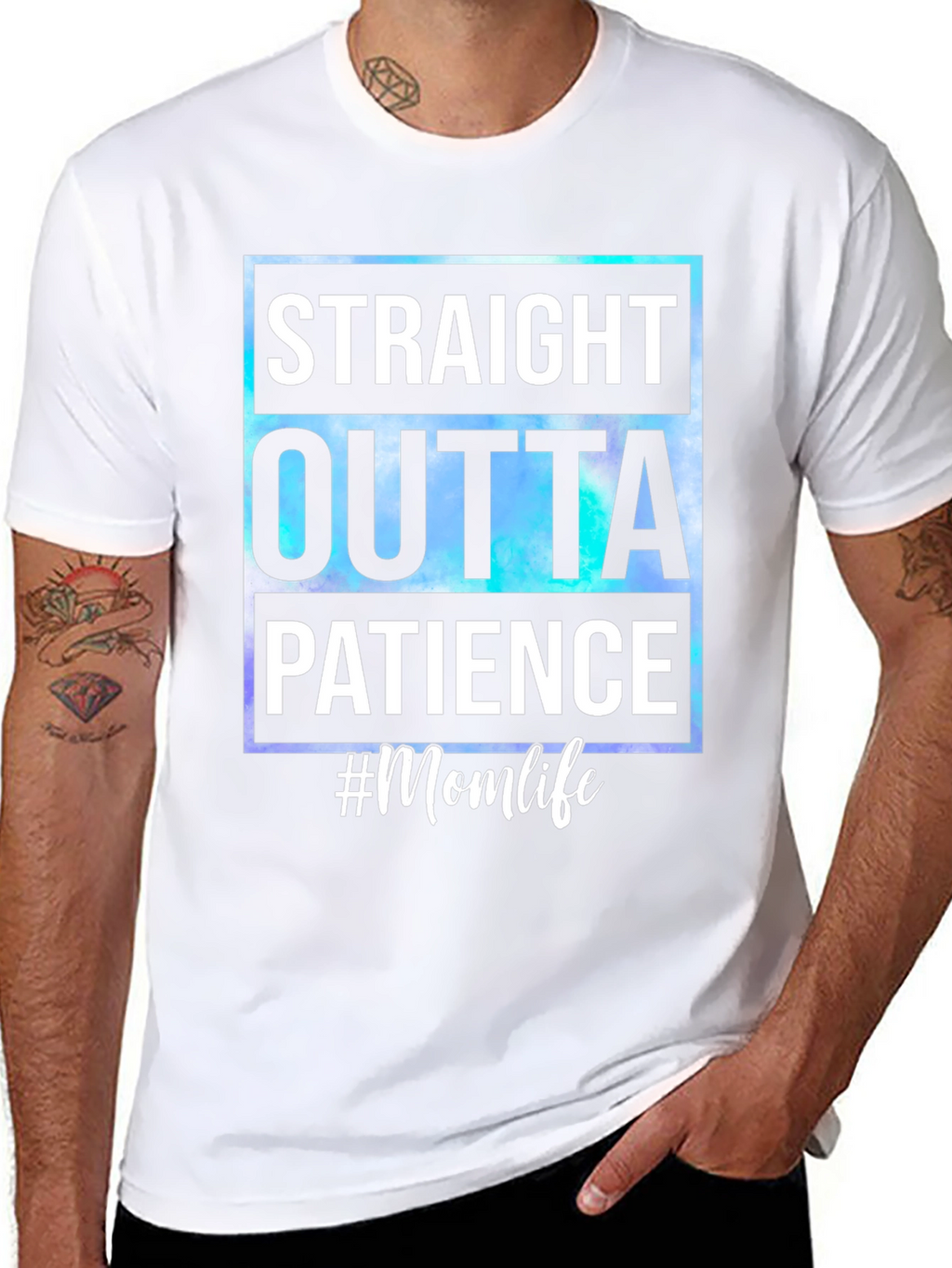 Straight Outta Patience #Momlife T-Shirt