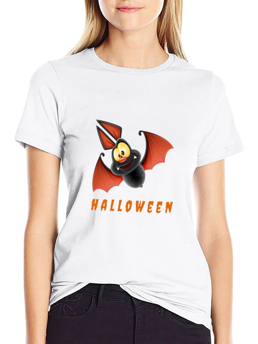 Halloween Bat Graphic Tee