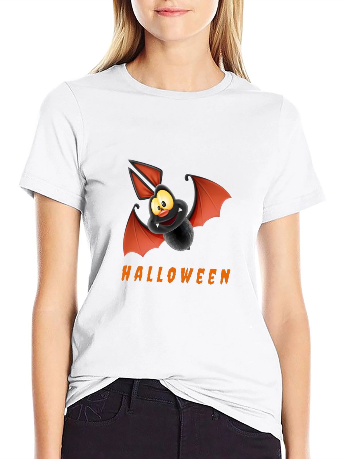 Halloween Bat Graphic Tee