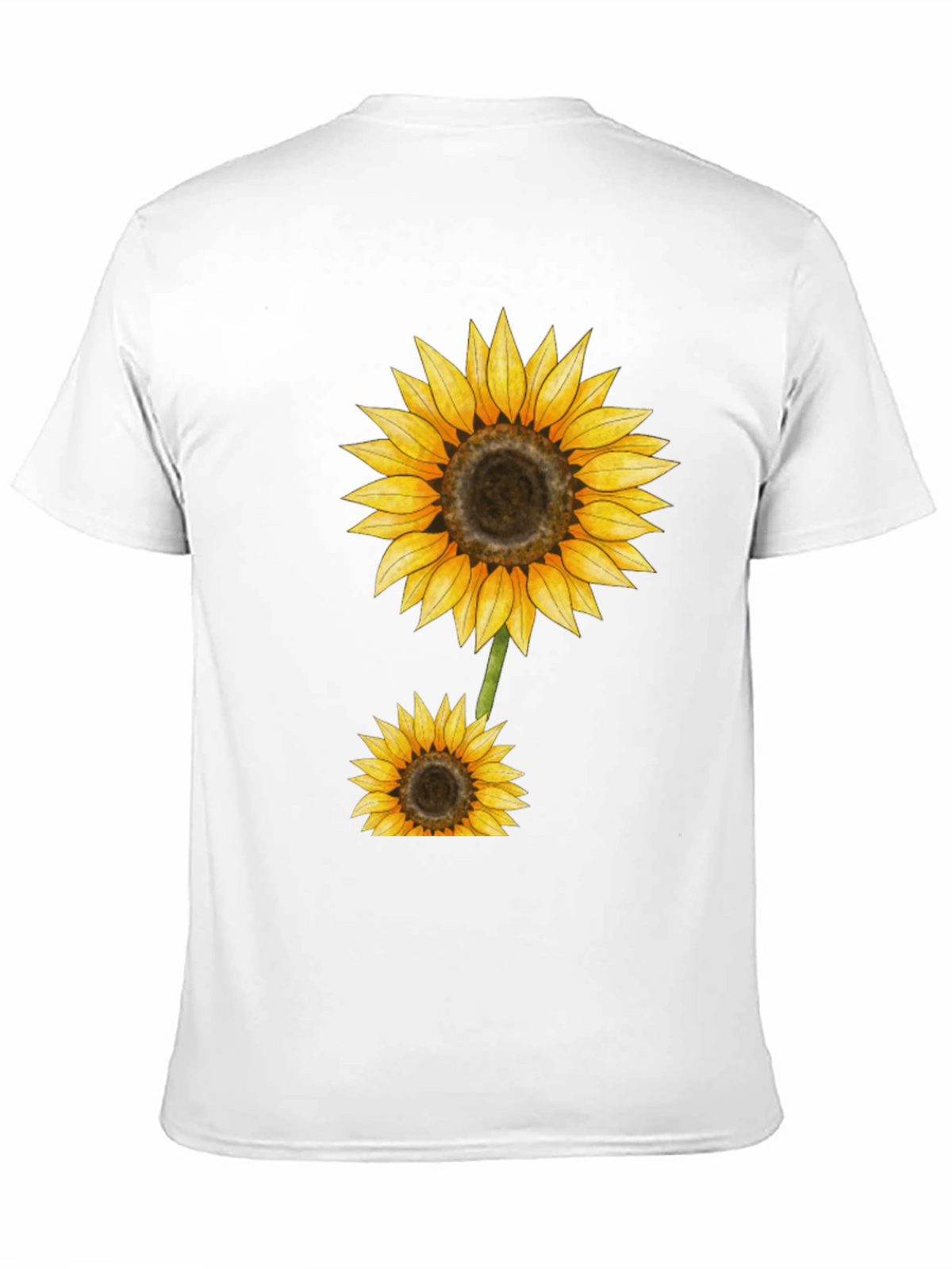 Sunflower Graphic Black T-Shirt