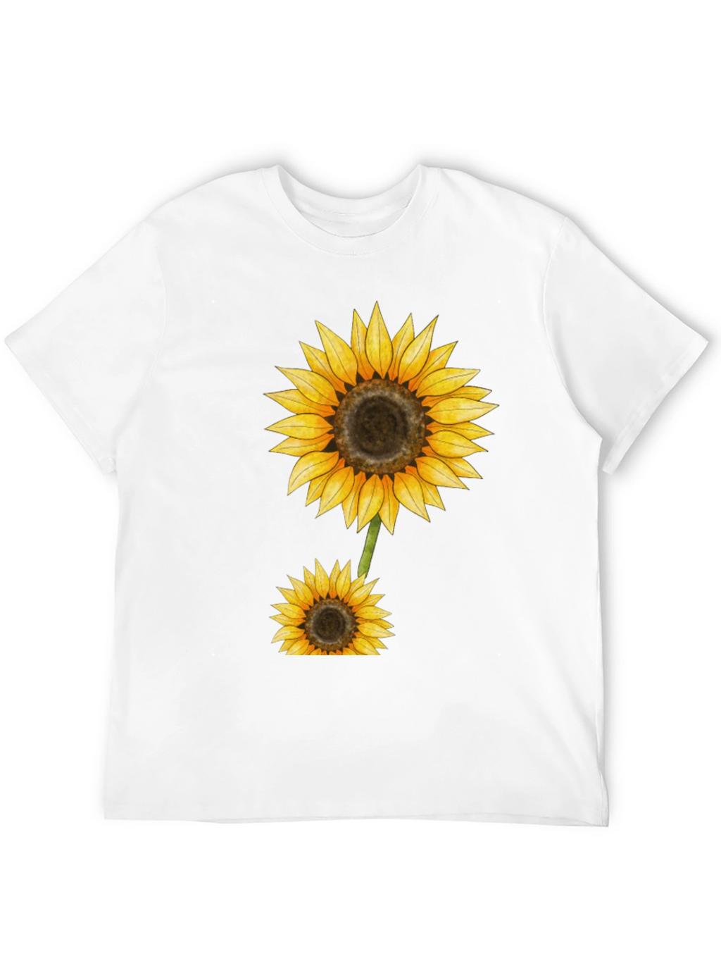 Sunflower Graphic Black T-Shirt