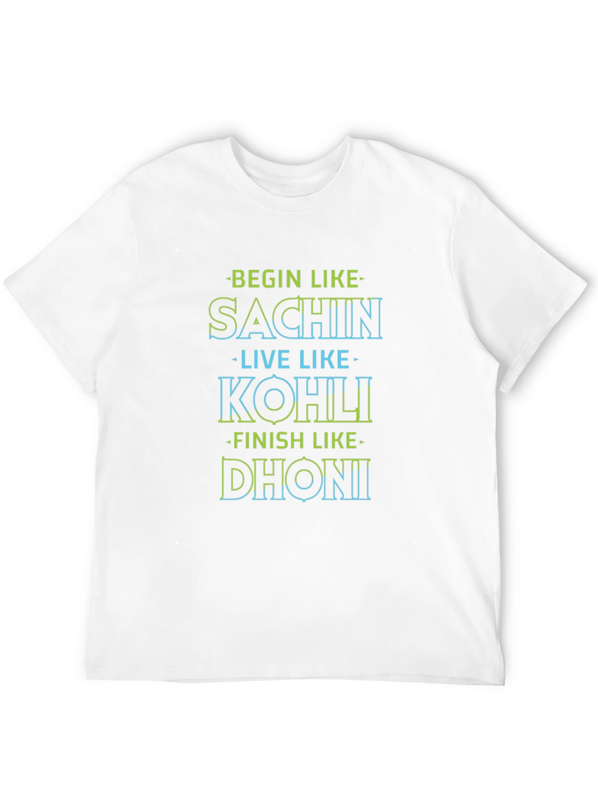 Begin Like Sachin T-Shirt