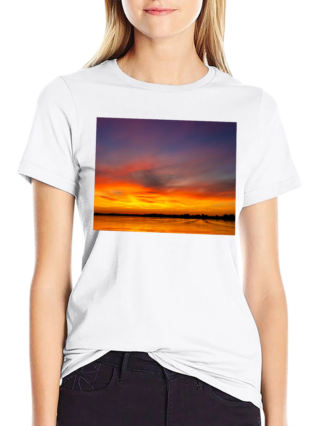 Sunset Lake Graphic Tee