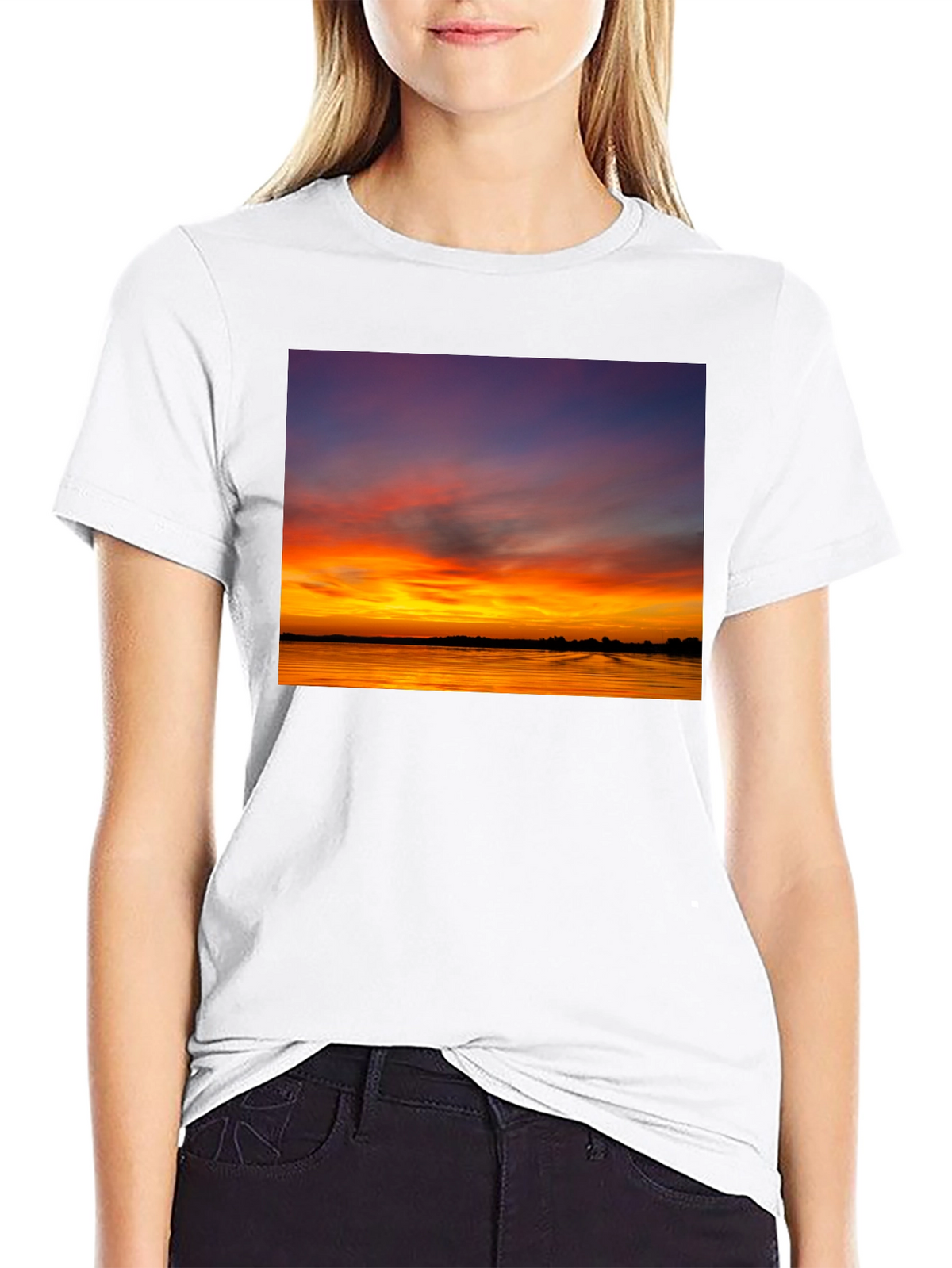 Sunset Lake Graphic Tee