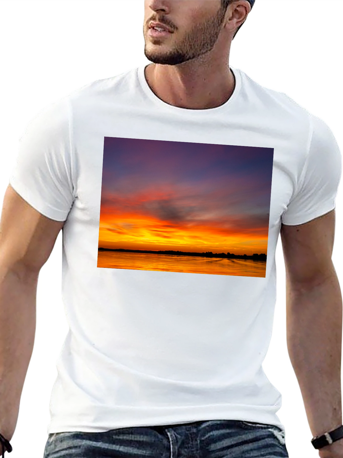 Sunset Lake Graphic Tee