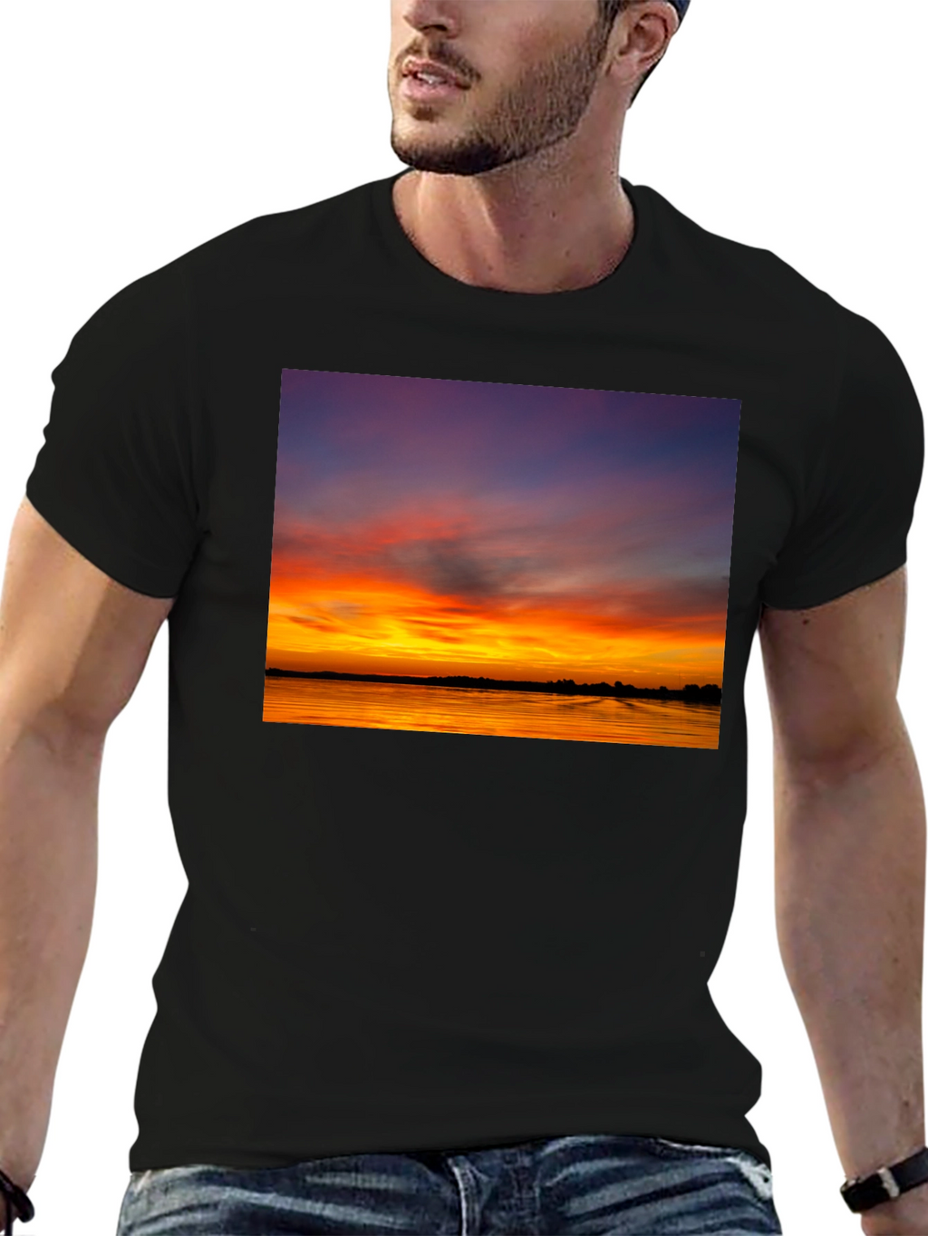 Sunset Lake Graphic Tee