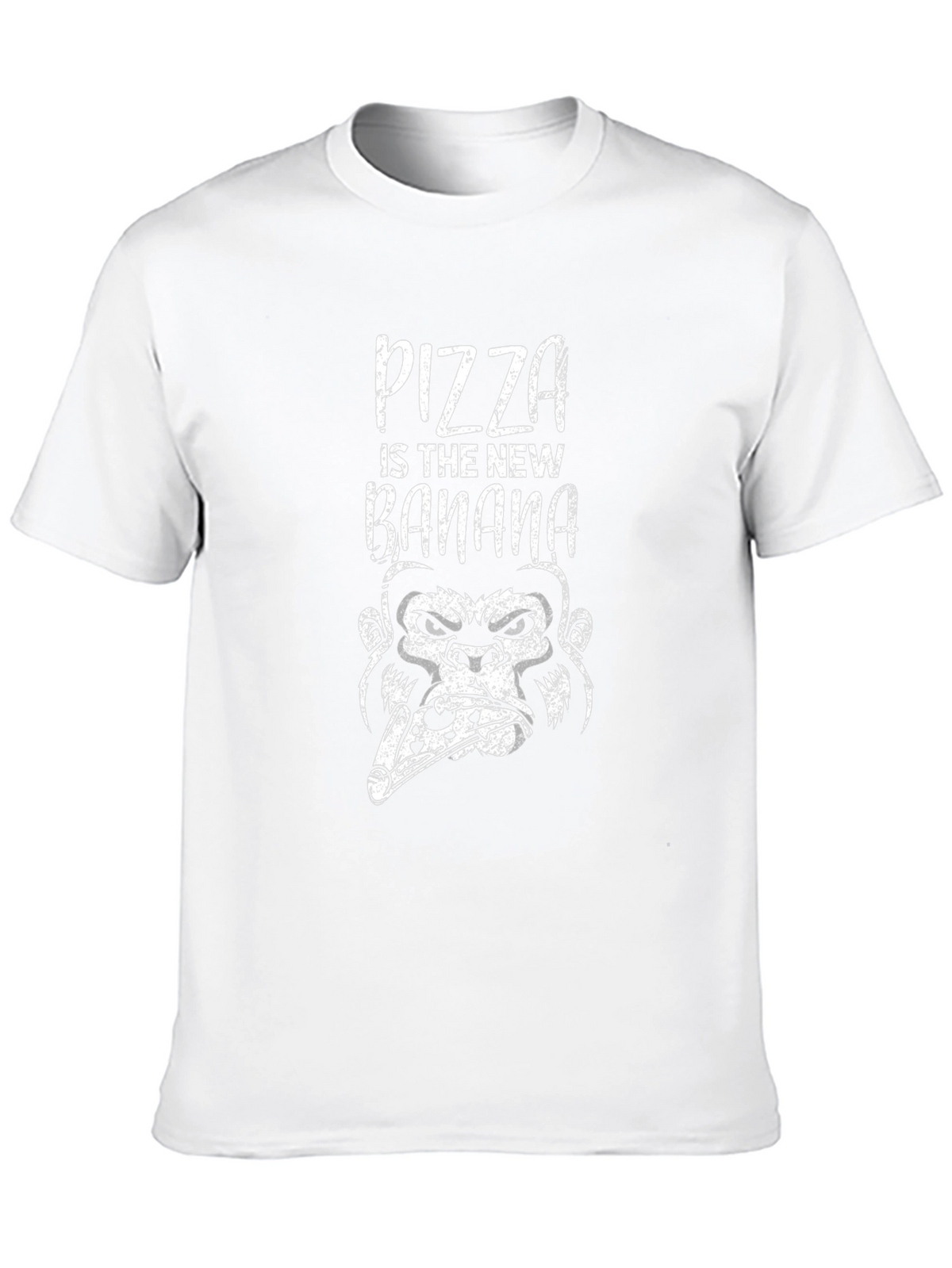 Pizza Gorilla Graphic T-Shirt - Funny Foodie Tee