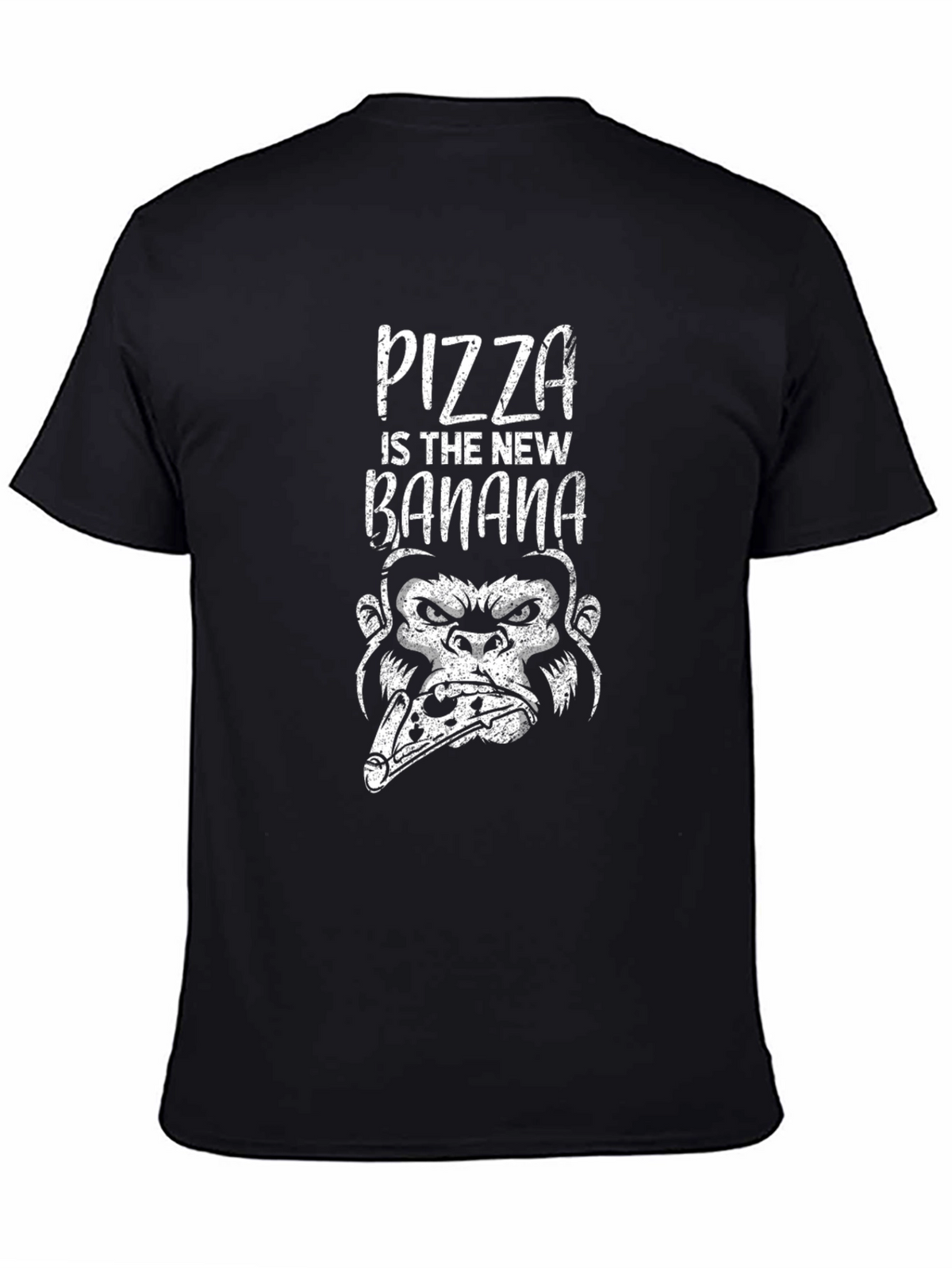 Pizza Gorilla Graphic T-Shirt - Funny Foodie Tee