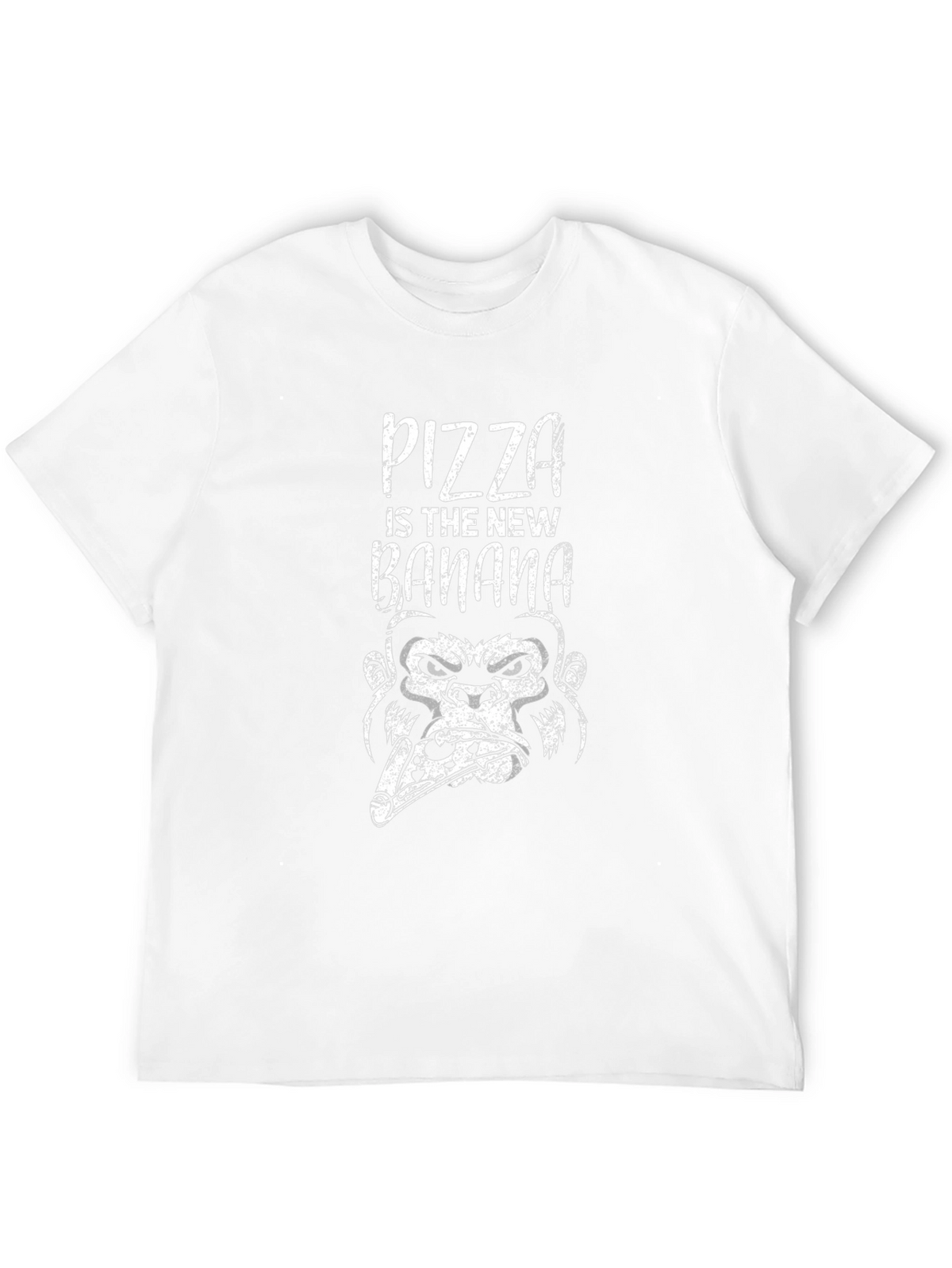 Pizza Gorilla Graphic T-Shirt - Funny Foodie Tee