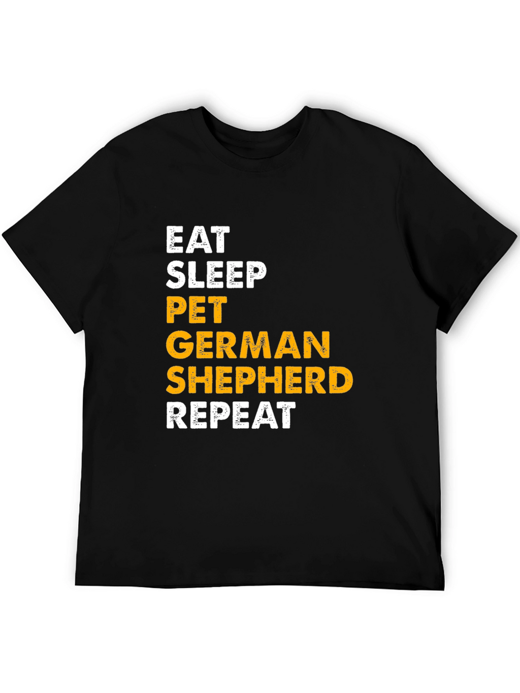 Eat Sleep Pet German Shepherd Repeat T-Shirt