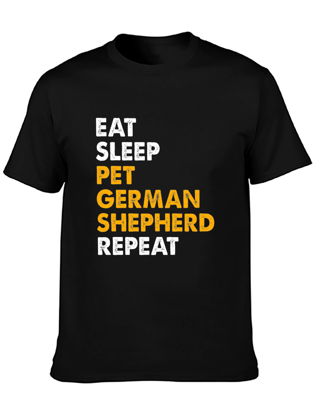 Eat Sleep Pet German Shepherd Repeat T-Shirt