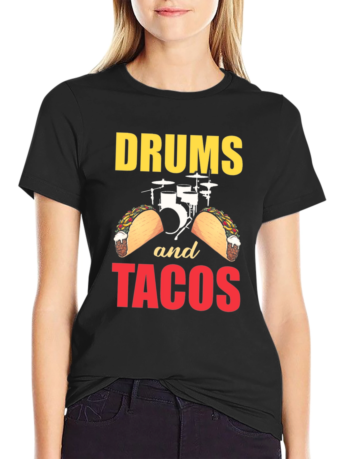 Drums and Tacos Graphic Tee