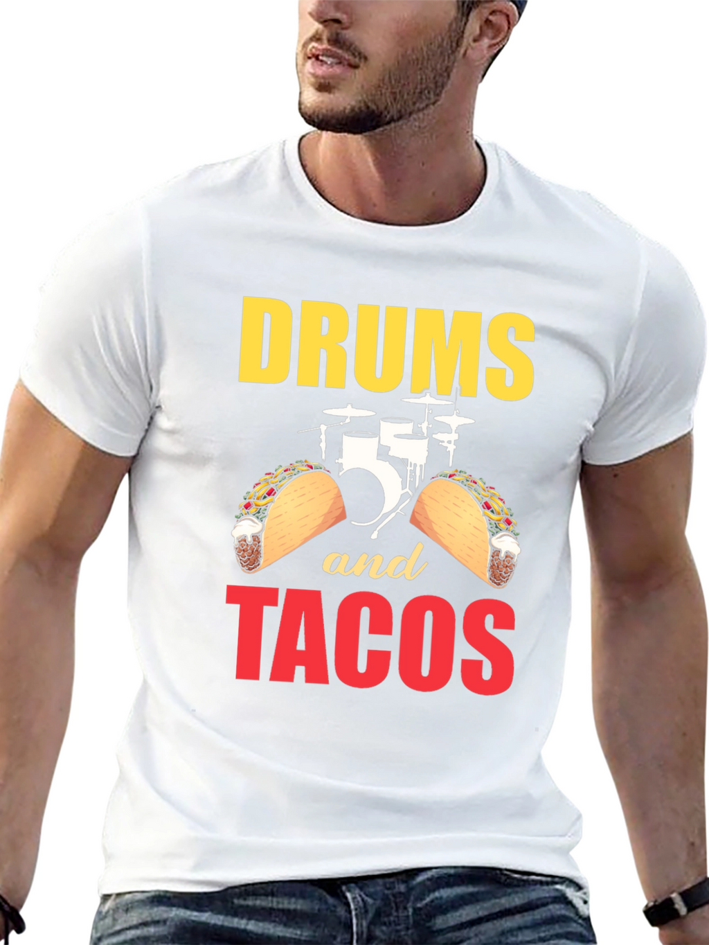 Drums and Tacos Graphic Tee