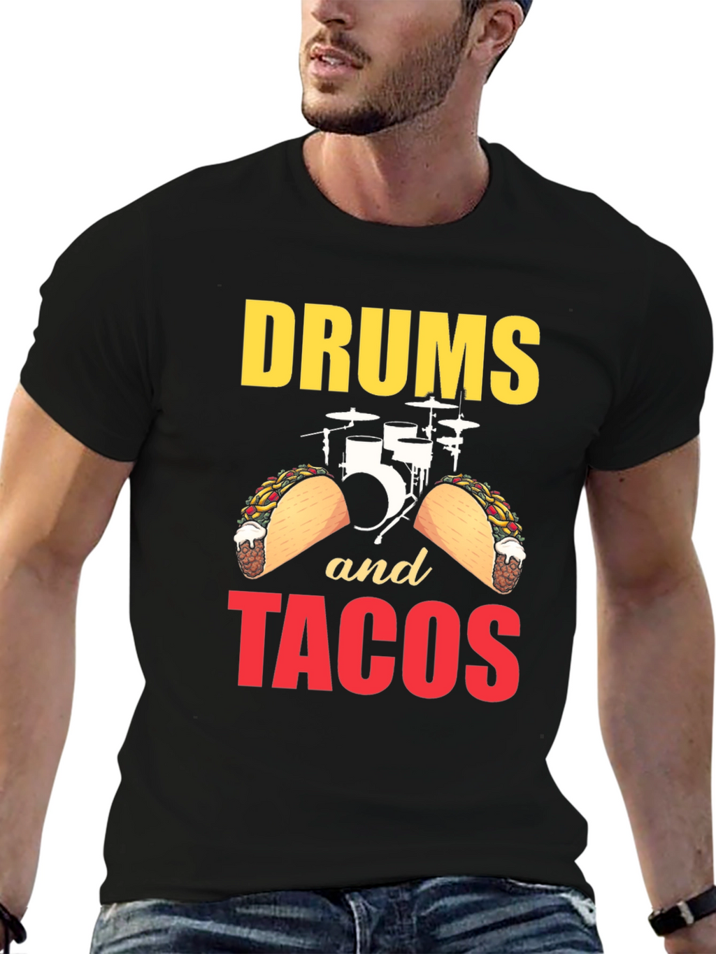 Drums and Tacos Graphic Tee