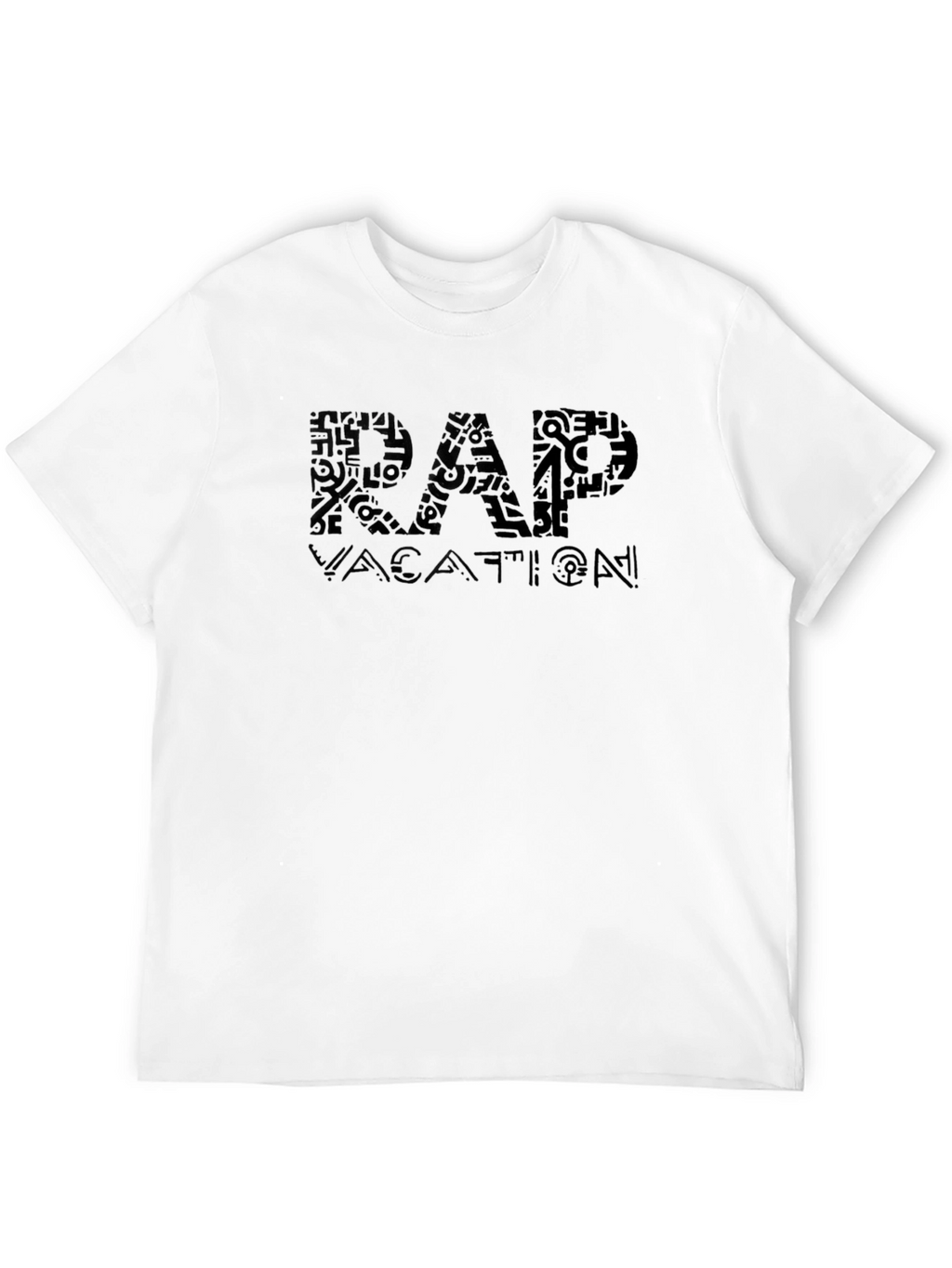 RAP Vacation Black Crew Neck T-Shirt