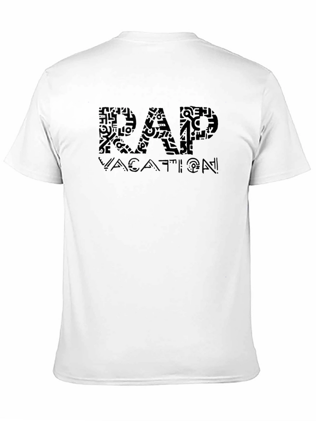 RAP Vacation Black Crew Neck T-Shirt