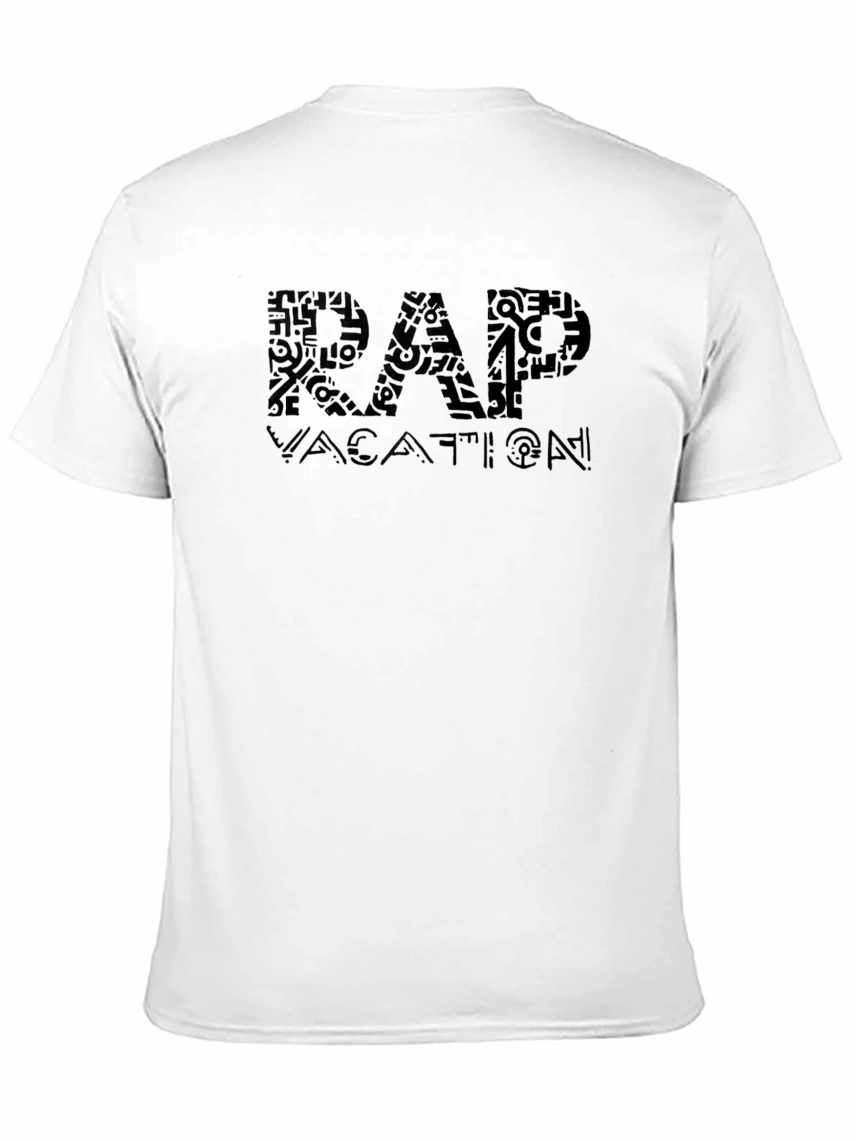 RAP Vacation Black Crew Neck T-Shirt