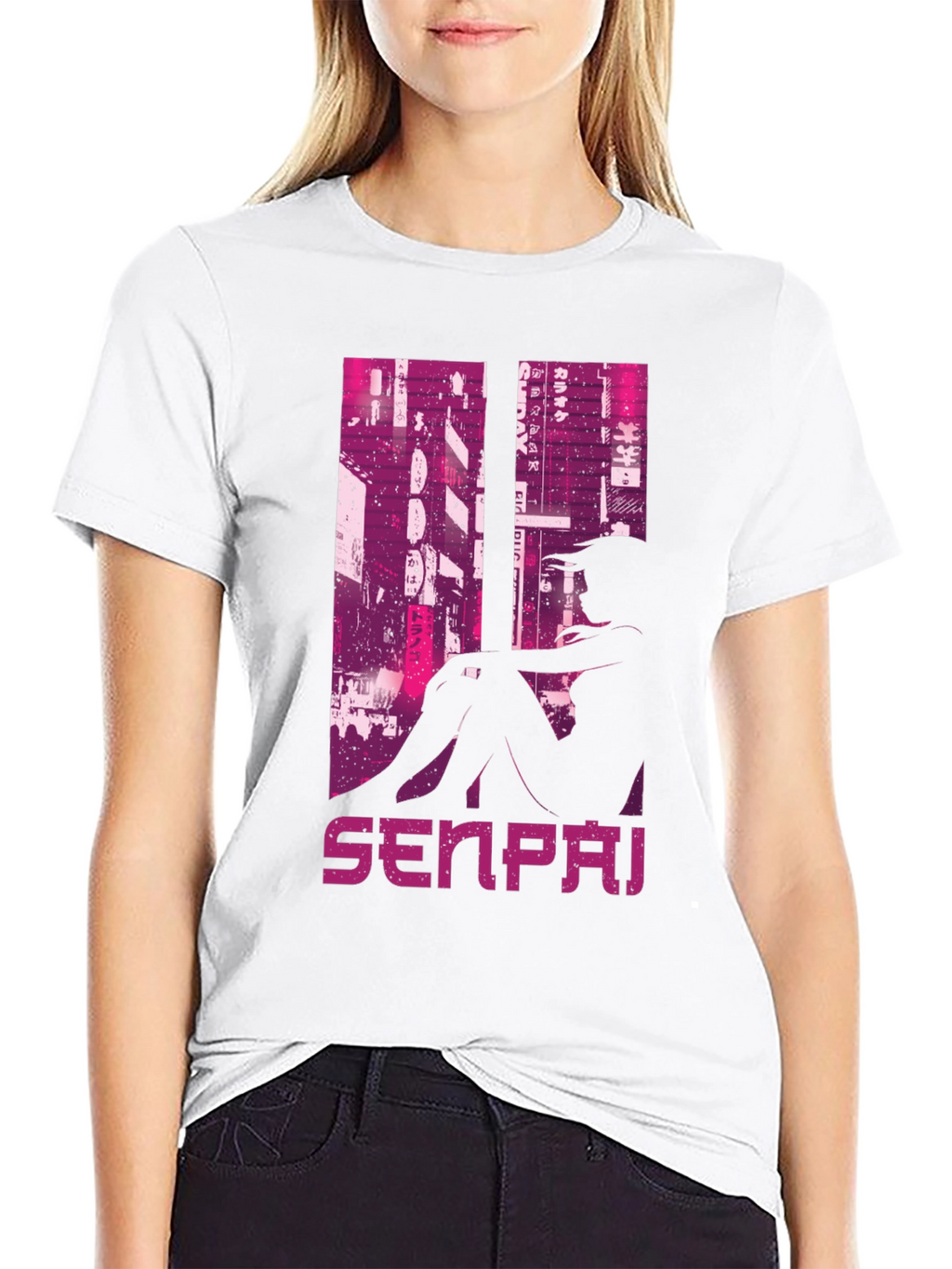 Senpai Anime Graphic T-Shirt