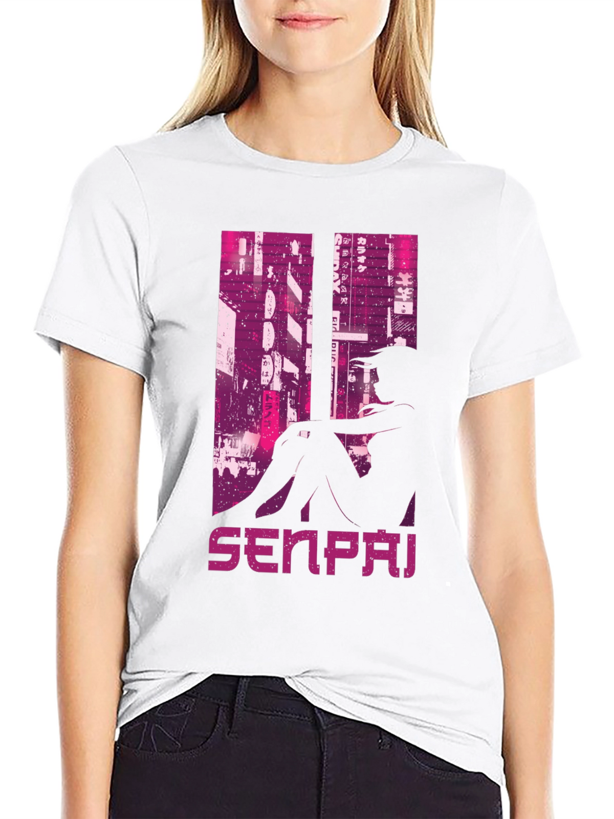 Senpai Anime Graphic T-Shirt