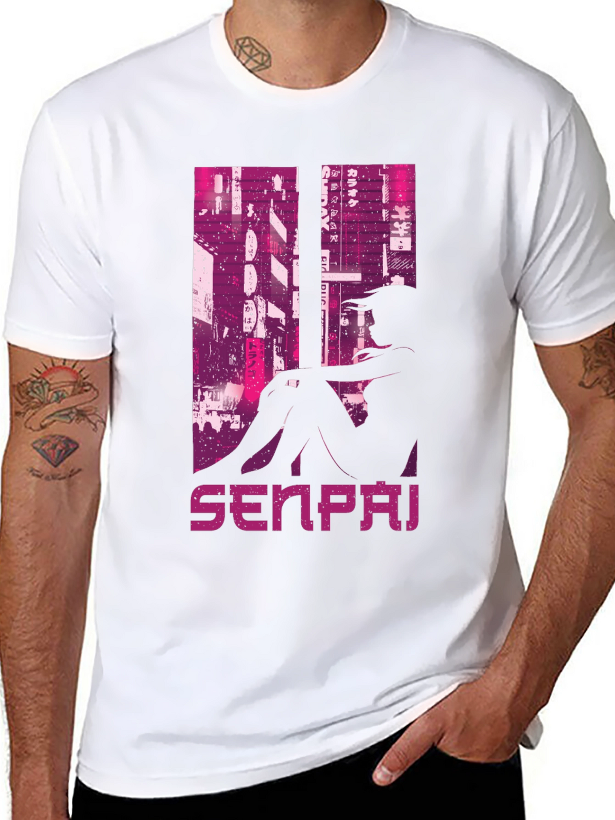 Senpai Anime Graphic T-Shirt
