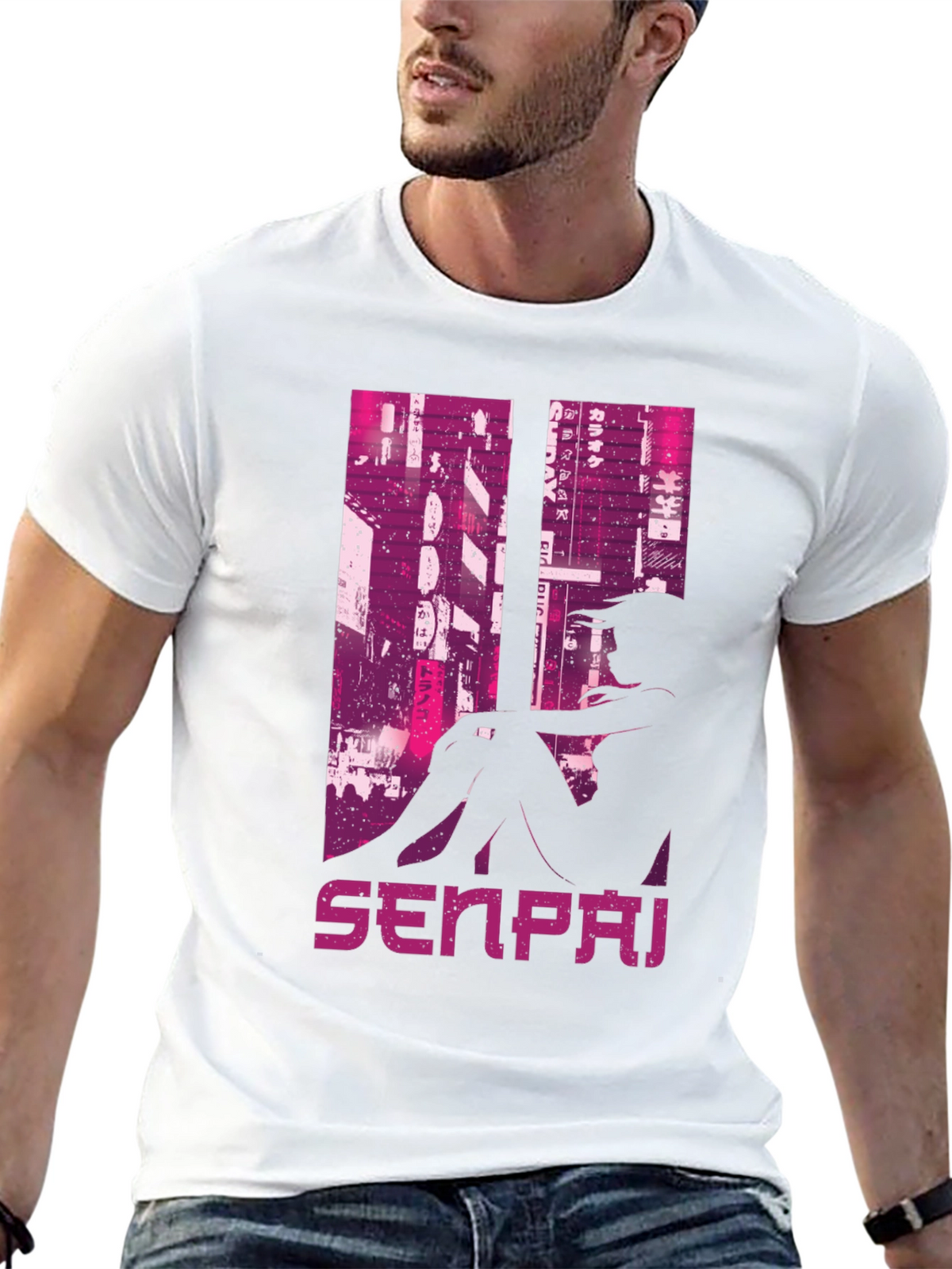 Senpai Anime Graphic T-Shirt
