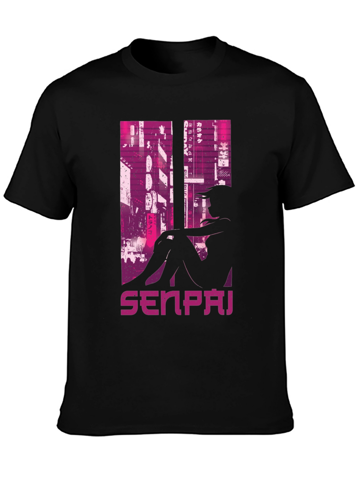Senpai Anime Graphic T-Shirt