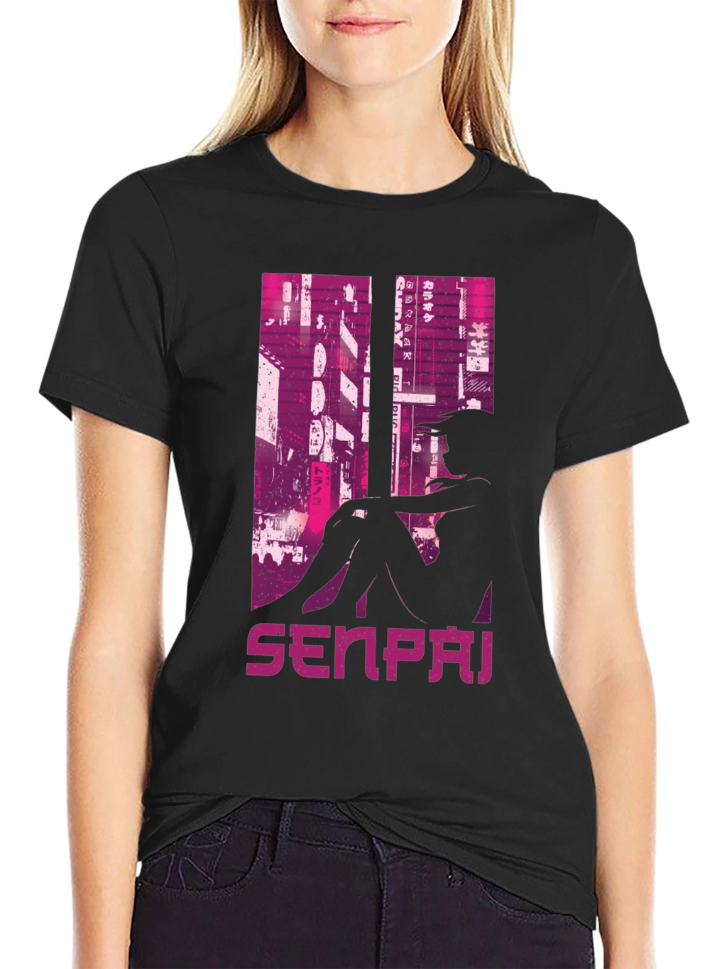 Senpai Anime Graphic T-Shirt