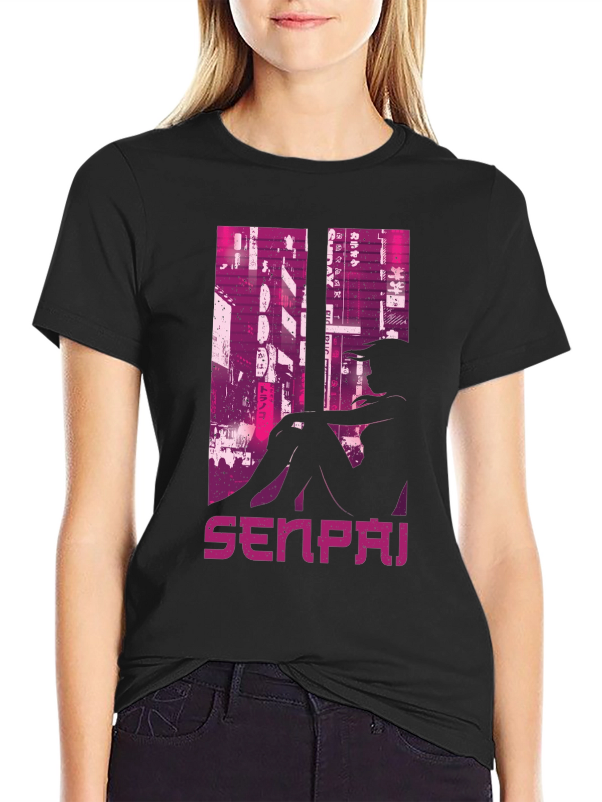 Senpai Anime Graphic T-Shirt