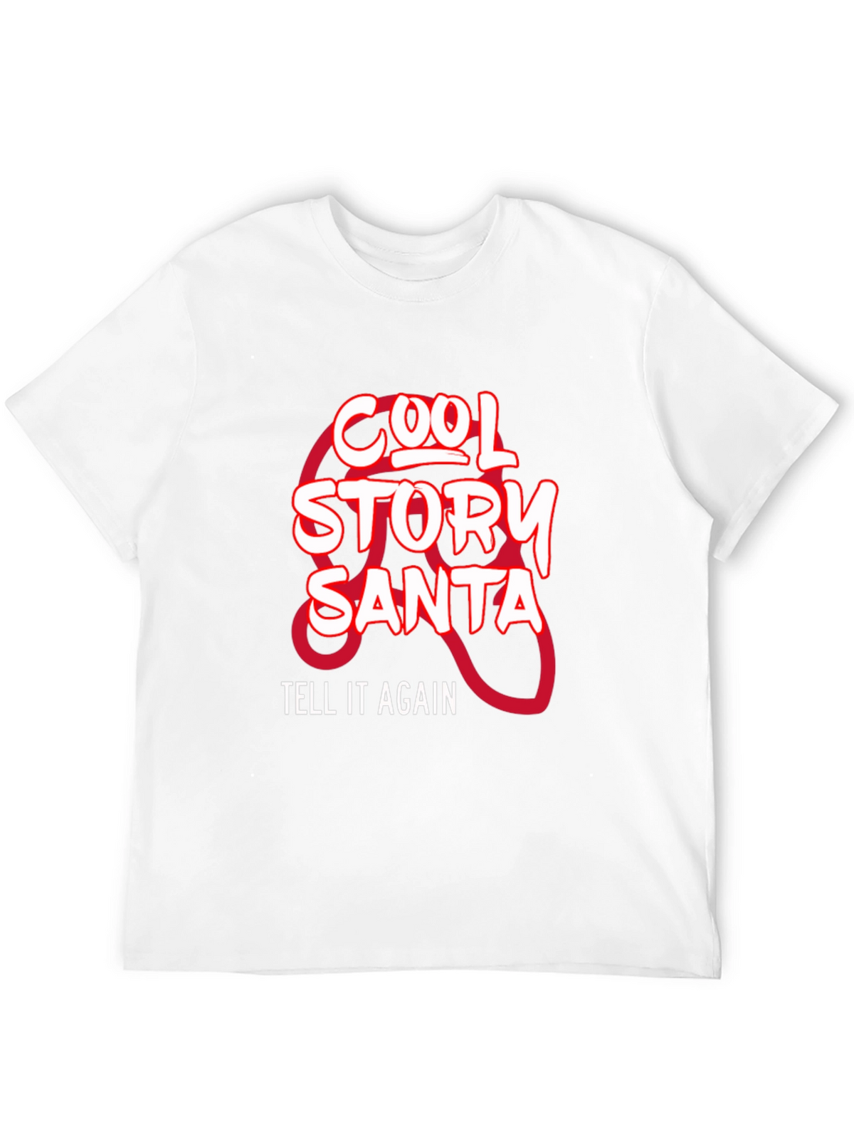 Cool Story Santa Black T-Shirt