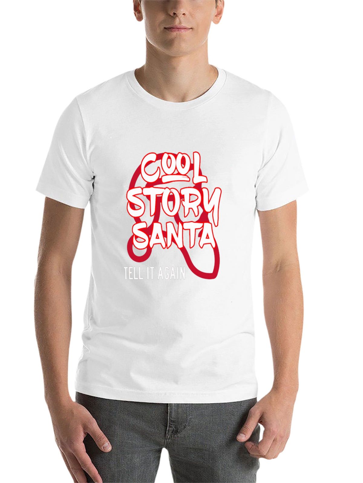 Cool Story Santa Black T-Shirt