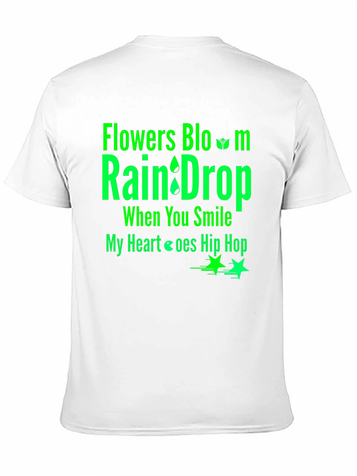 Flowers Bloom Raindrop T-Shirt