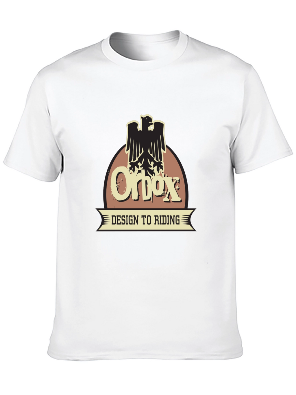 Orbox Design to Riding Black T-Shirt