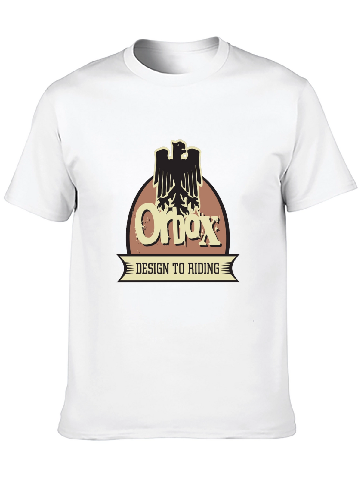 Orbox Design to Riding Black T-Shirt