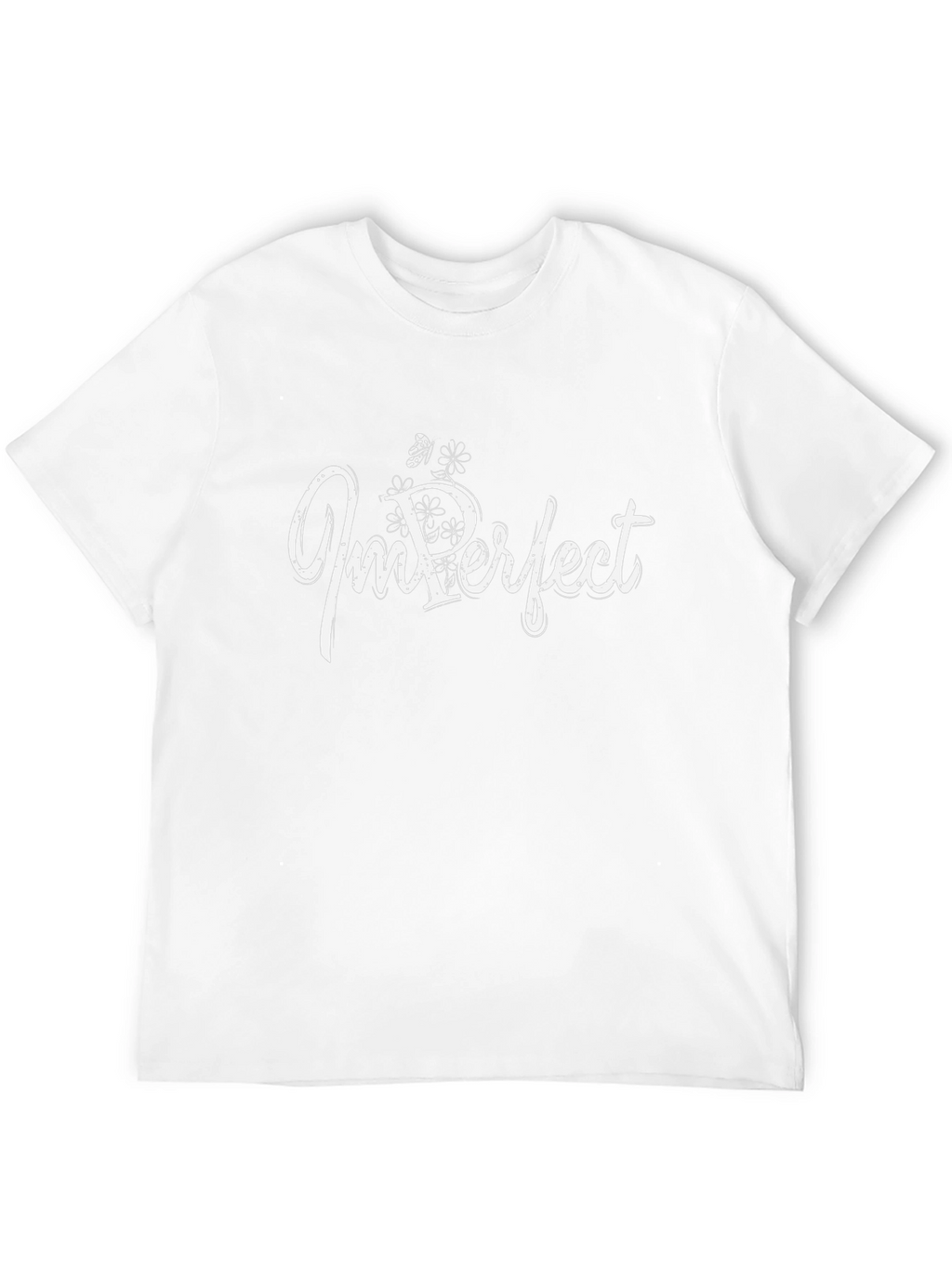 Im Perfect Black Graphic Tee