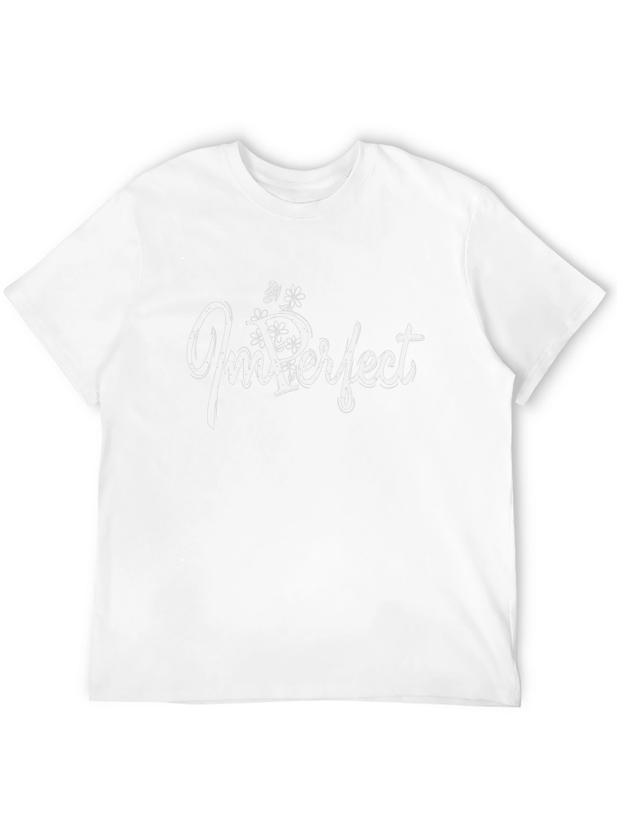 Im Perfect Black Graphic Tee