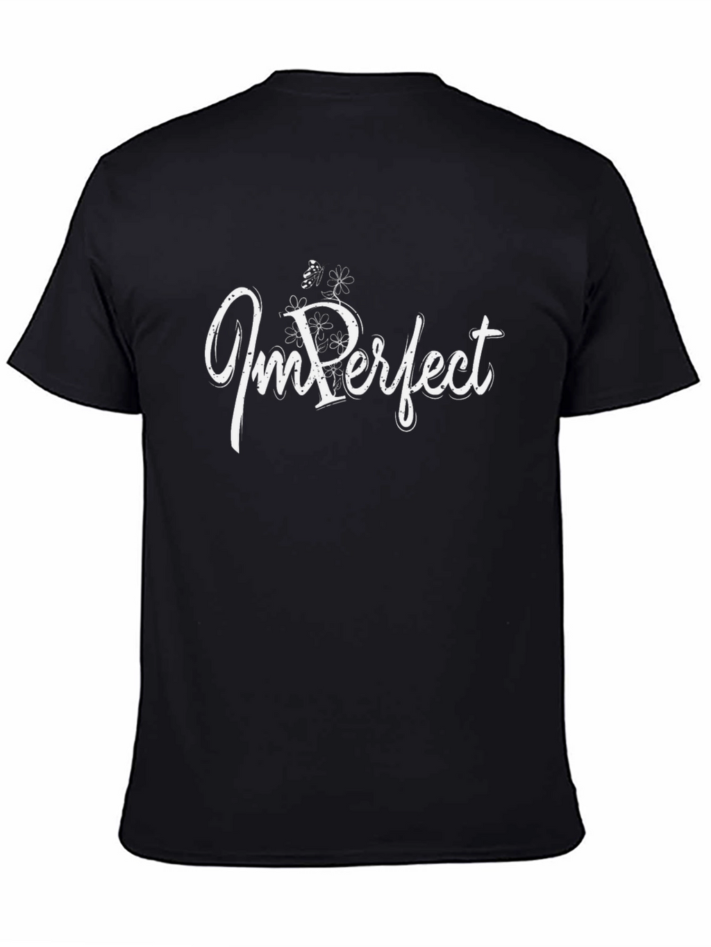 Im Perfect Black Graphic Tee