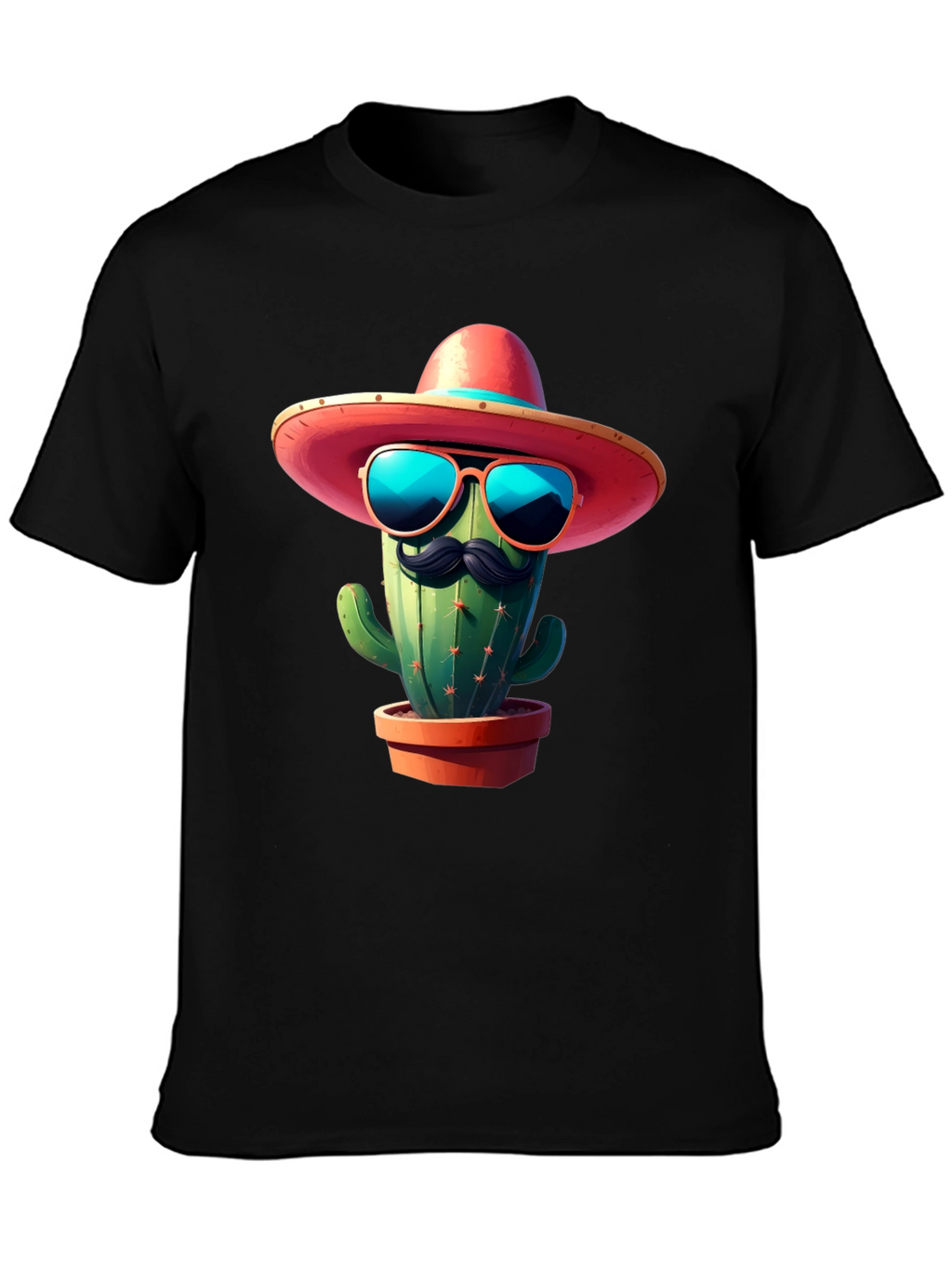 Cool Cactus Tee: Sombrero & Shades