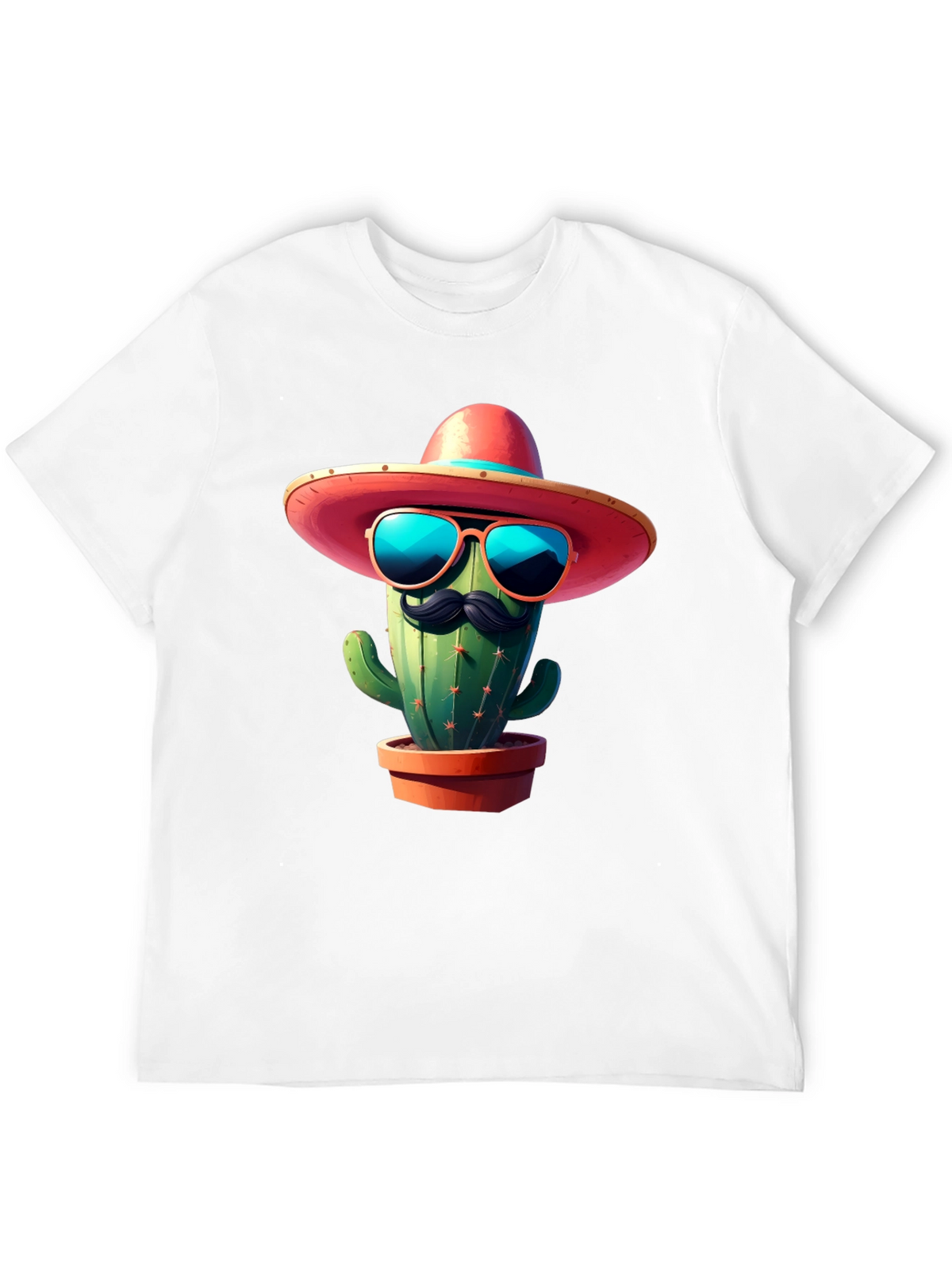 Cool Cactus Tee: Sombrero & Shades