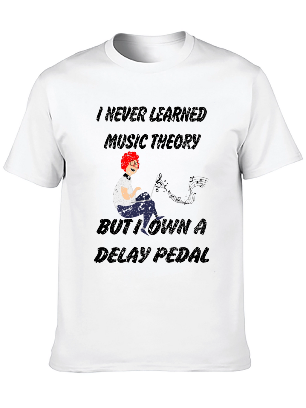 Music Theory Delay Pedal T-Shirt