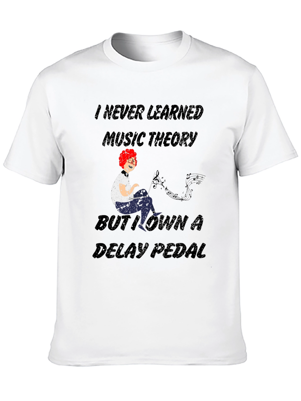 Music Theory Delay Pedal T-Shirt