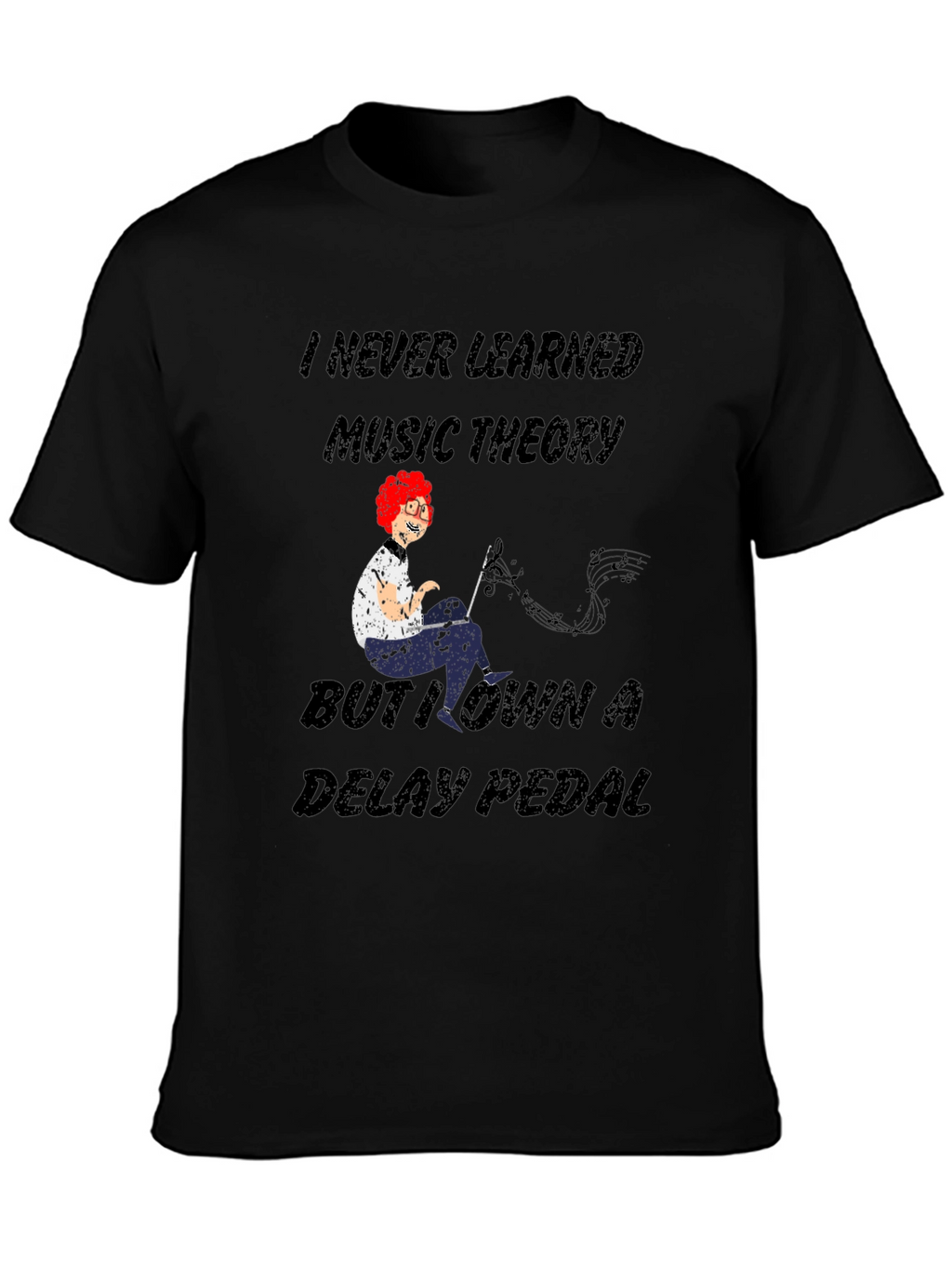 Music Theory Delay Pedal T-Shirt