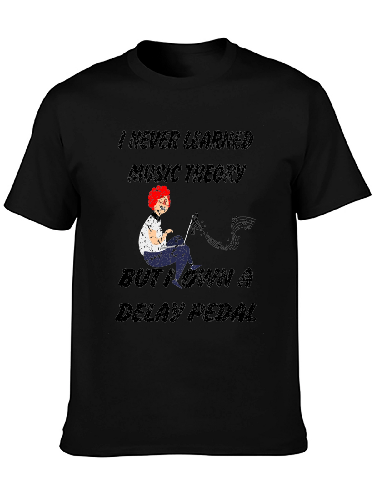 Music Theory Delay Pedal T-Shirt