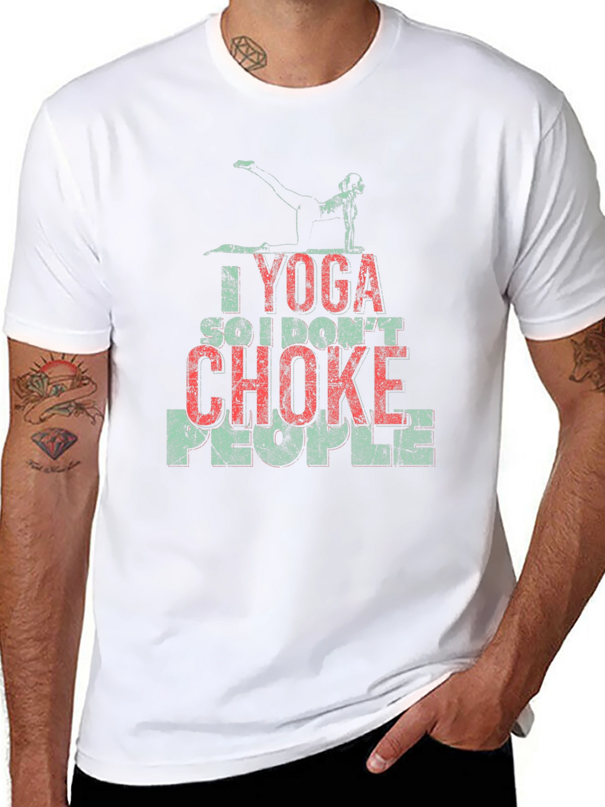 Yoga So I Dont Choke People T-Shirt