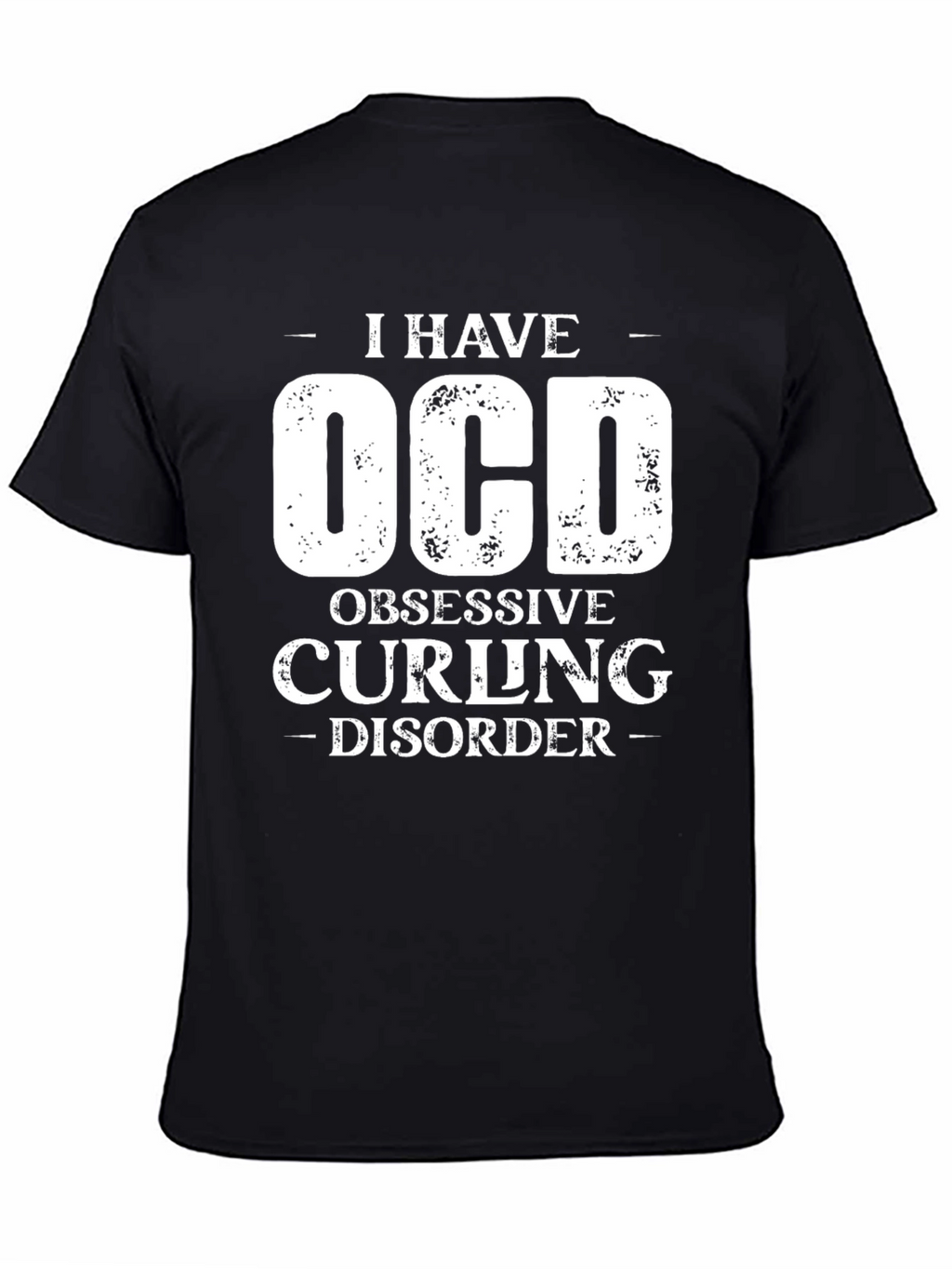 OCD Obsessive Curling Disorder Graphic T-Shirt